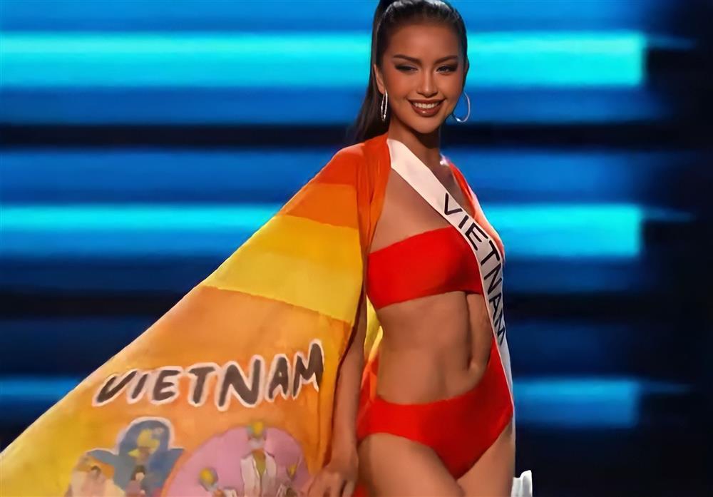 Ngọc Châu sáng bikini, an toàn dạ hội tại bán kết Miss Universe-22