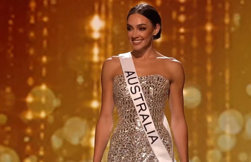 Ngọc Châu sáng bikini, an toàn dạ hội tại bán kết Miss Universe-46