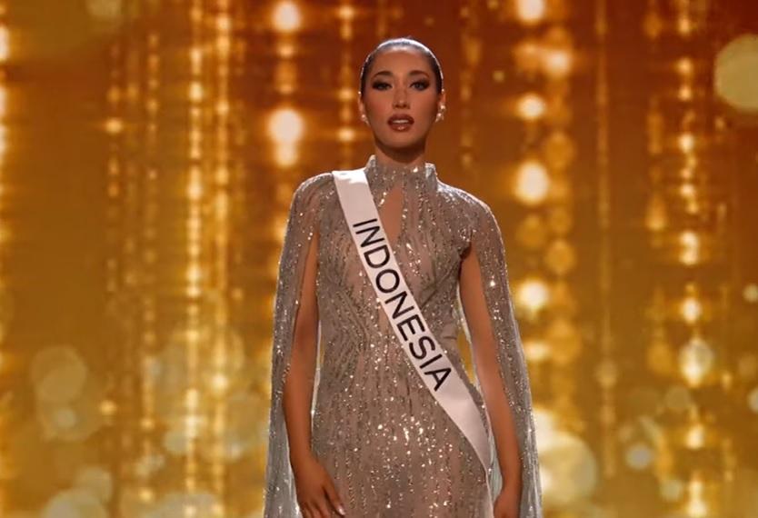 Ngọc Châu sáng bikini, an toàn dạ hội tại bán kết Miss Universe-55