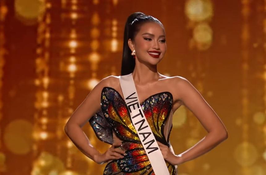 Ngọc Châu sáng bikini, an toàn dạ hội tại bán kết Miss Universe-42