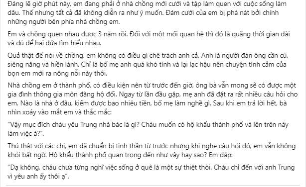 Chê con dâu chửa trước, nhà trai chỉ đưa 8 người sang rước dâu-1