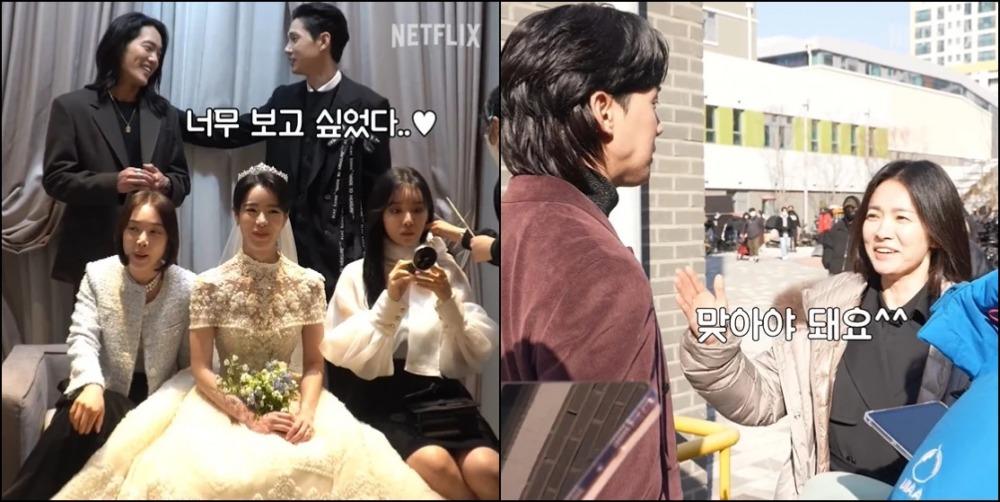 Biểu cảm của Song Hye Kyo khi bị tát ở hậu trường The Glory-3