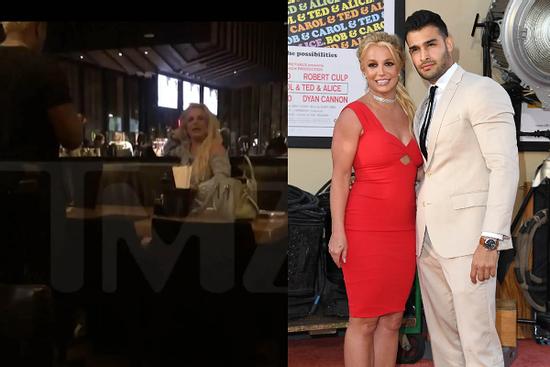 Britney Spears hành động bất thường khi bị bạn trai bỏ rơi ở nhà hàng