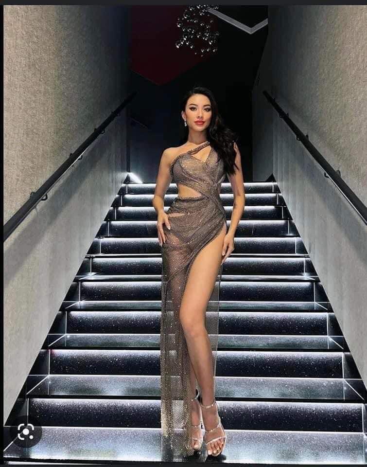 Tân Á hậu 2 Miss Universe mặc lại váy dạ hội của Á hậu Kim Duyên-3
