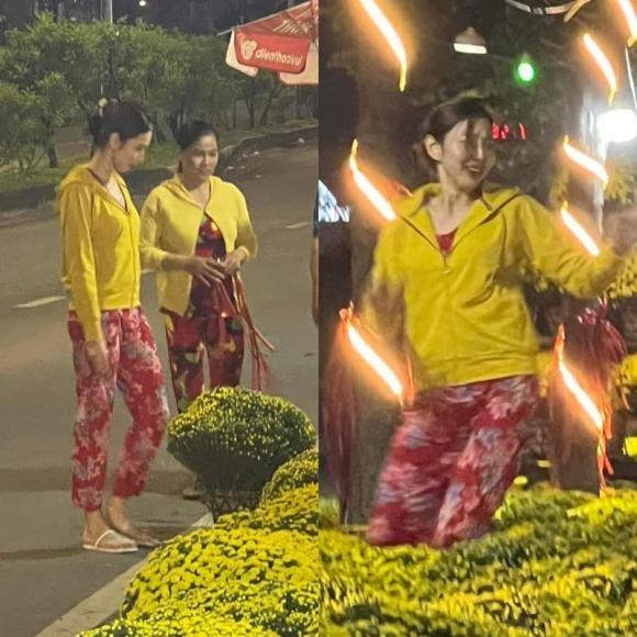 Thùy Tiên mặc đồ bộ đi dạo chợ hoa, bất chấp hình tượng Hoa hậu-1