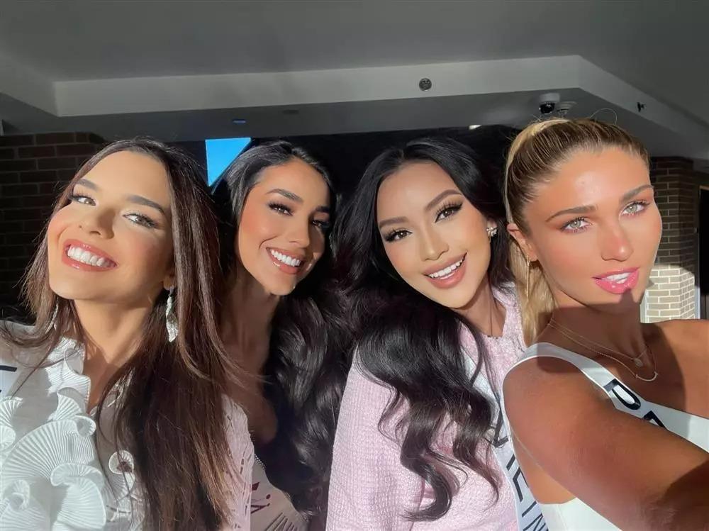 Ngọc Châu đọ sắc tân Miss Universe lẫn Á hậu 1, có đẹp bằng?-7