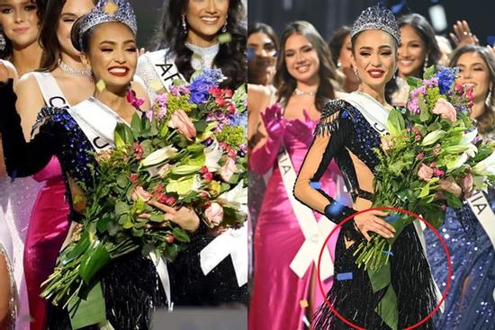 Miss Universe 2022 đăng quang với bó hoa lôi thôi