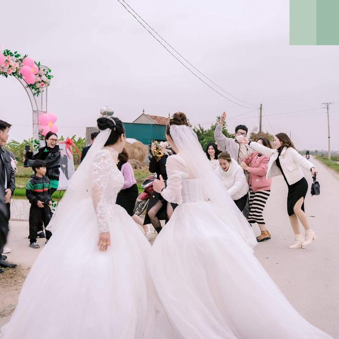 Anh em ruột ở Nghệ An rước 2 cô gái xinh như hoa làm vợ cùng 1 ngày-3