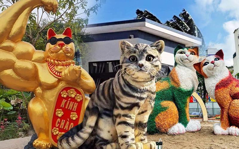 Rần rần những linh vật mèo gây sốt các tỉnh thành khắp Việt Nam-1