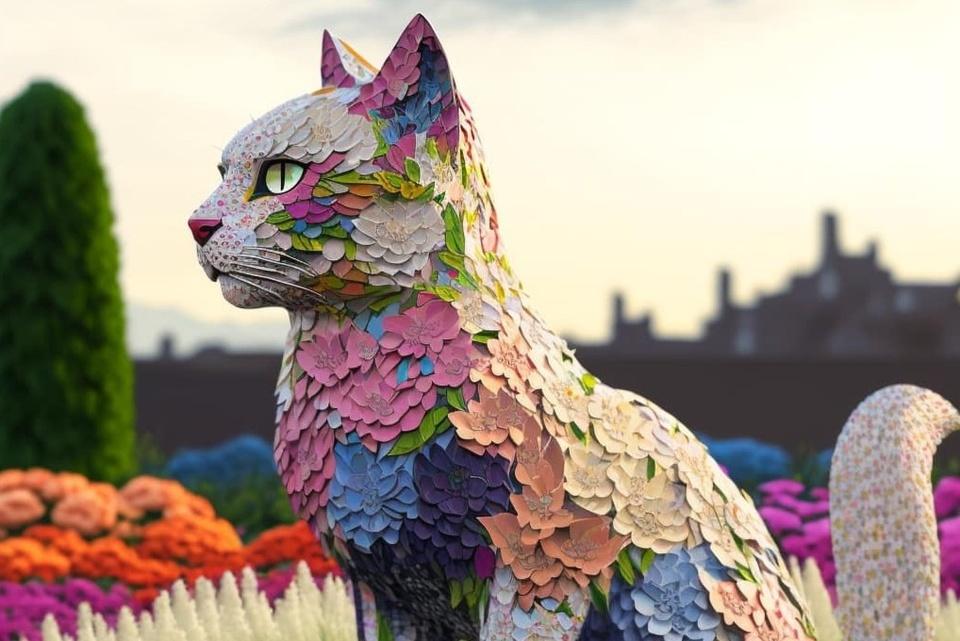 Sự thật về bức ảnh chụp linh vật mèo ở Ninh Thuận-1