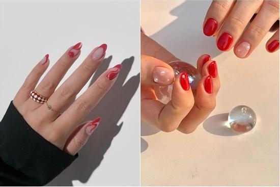 Gợi ý 12 mẫu nail đỏ đẹp mê ly cho tay xinh hái lộc Xuân Quý Mão 2023