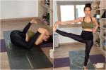 Phương Trinh Jolie bầu 5 tháng vẫn lăn lộn tập yoga