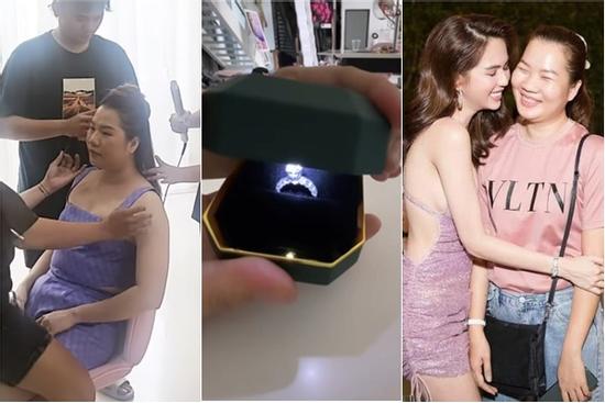Ngọc Trinh thưởng Tết cho giúp việc hẳn nhẫn kim cương