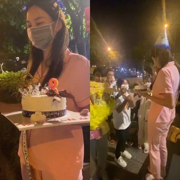 Thùy Tiên mang đồ bộ từ đời thường lên đến gameshow, vlog-10