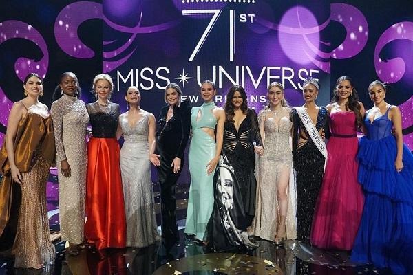Á hậu 1 Miss Universe công khai bạn trai-3