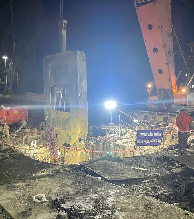 Đã xác định vị trí bé Hạo Nam mắc kẹt trong trụ bê tông-3