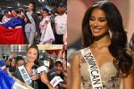Đại diện Brazil lia láu nhòm kết quả Miss Universe 2022-6