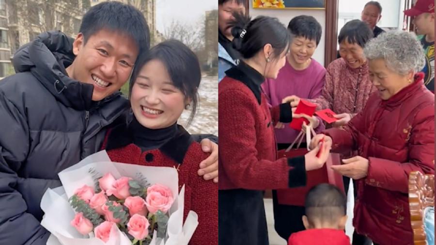 Lần đầu về nhà bạn trai ăn Tết, cô gái gặp điều bất ngờ-1