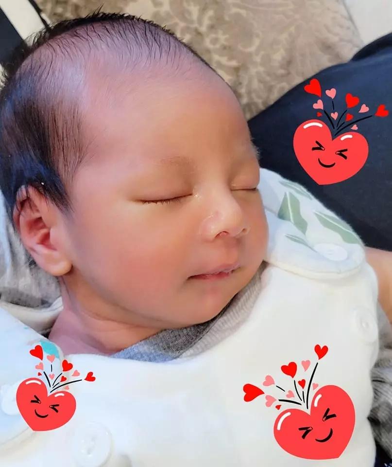 Quý tử sơ sinh của Mạnh Trường được khen bản sao bố-5