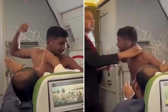 Hành khách cởi trần, đấm nhau túi bụi vì tranh chỗ ngồi trên máy bay