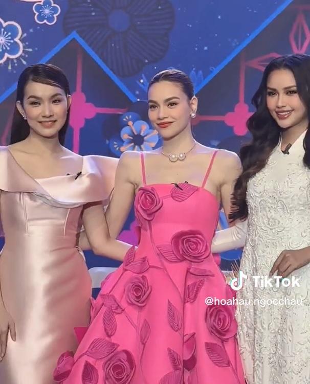 Hồ Ngọc Hà bên Thùy Lâm, Ngọc Châu: Ca sĩ có đẹp bằng hoa hậu?-3