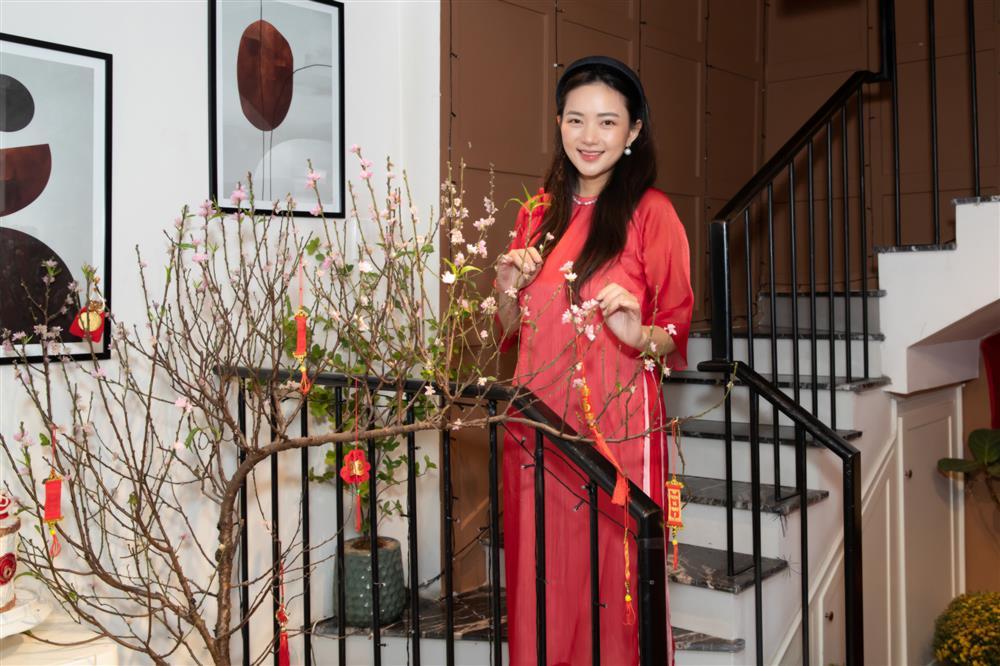 Phan Như Thảo trẻ hơn hẳn khi diện áo dài nhờ giảm 22kg-6