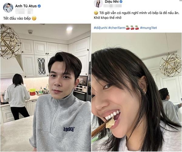 Dâu mới Diệu Nhi năm đầu đón Tết nhà chồng với gu thời trang đa dạng-6