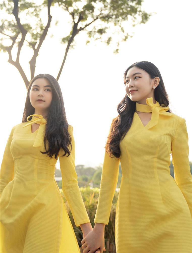Loạt tiểu thư con nhà sao Việt gây sốt khi diện áo dài đôi cùng mẹ-8
