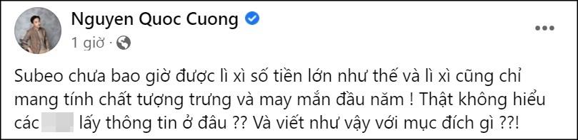 Cường Đô La, Hồ Ngọc Hà bức xúc tin Subeo ủ rũ vì 170 triệu-2