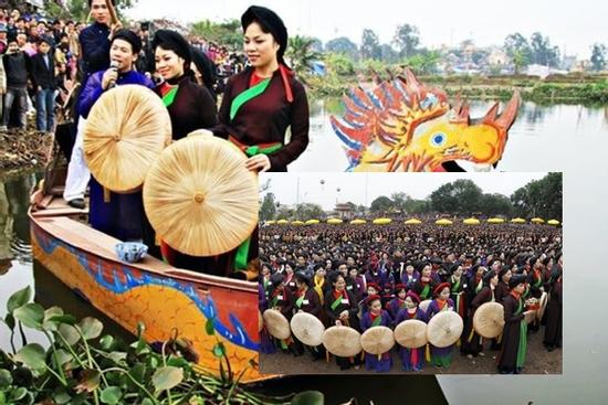 Nghiêm cấm hát quan họ ngửa nón nhận tiền ở hội Lim