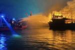 Điều tra vụ 2 tàu cá bất ngờ bốc cháy khi neo đậu ở Đà Nẵng