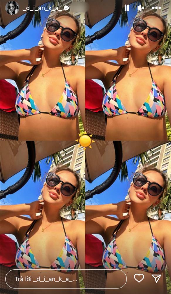 Vợ Bùi Tiến Dũng mặc bikini khoe body không tì vết sau sinh 2 tháng-1