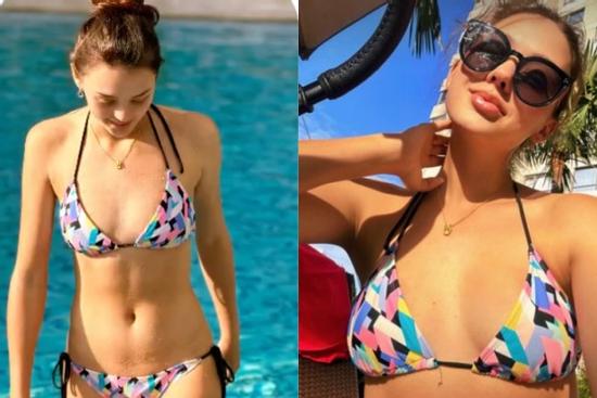 Vợ Bùi Tiến Dũng mặc bikini khoe body không tì vết sau sinh 2 tháng