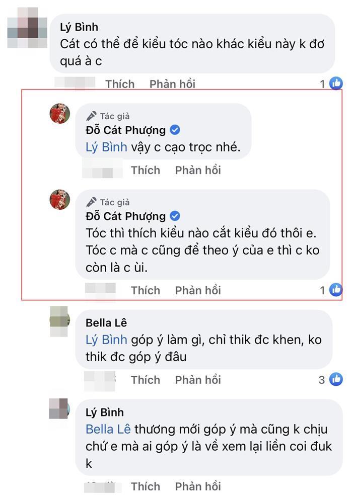 Hậu có tình mới, Cát Phượng thẳng thừng đáp trả khi kiểu tóc bị chê-5