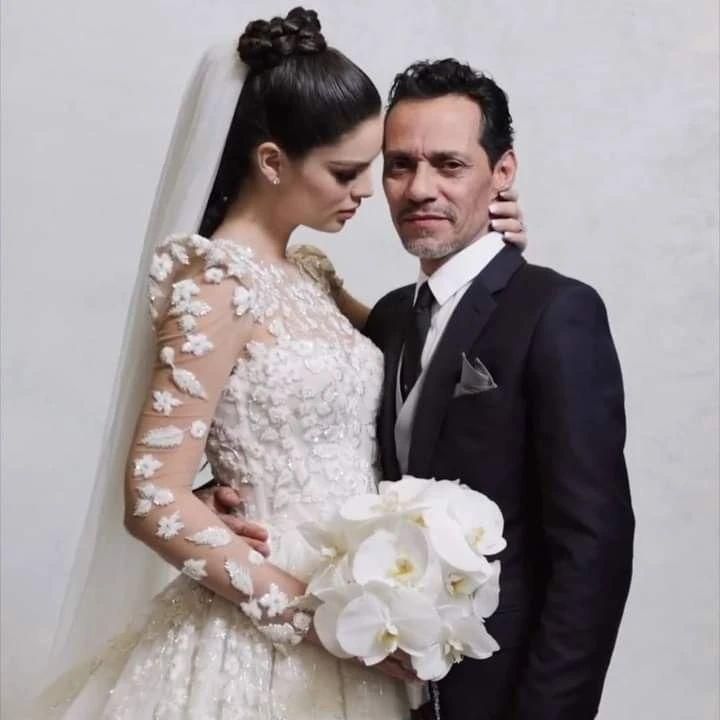 Ảnh cưới Marc Anthony và vợ thứ tư là Á hậu Miss Universe-1
