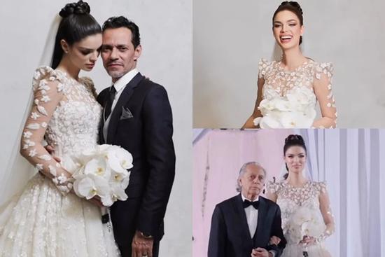 Ảnh cưới Marc Anthony và vợ thứ tư là Á hậu Miss Universe