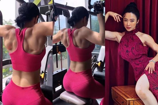 Angela Phương Trinh tập gym, cơ bắp khiến anh em tròn mắt