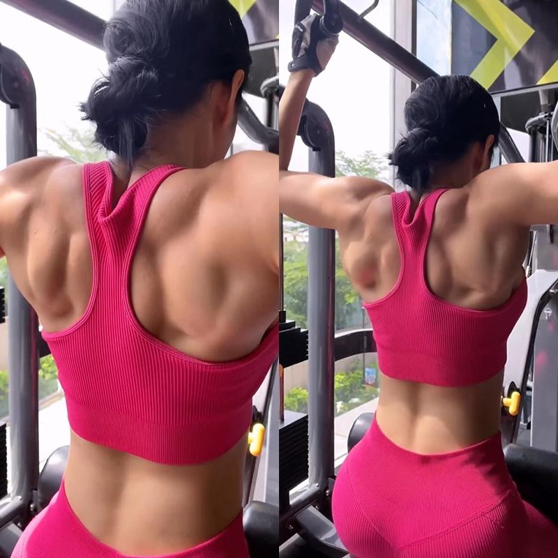 Angela Phương Trinh tập gym, cơ bắp khiến anh em tròn mắt-1