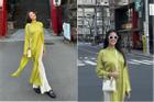 Á hậu Kim Duyên mất điểm vì mặc áo dài nhàu nhĩ tại Nhật Bản