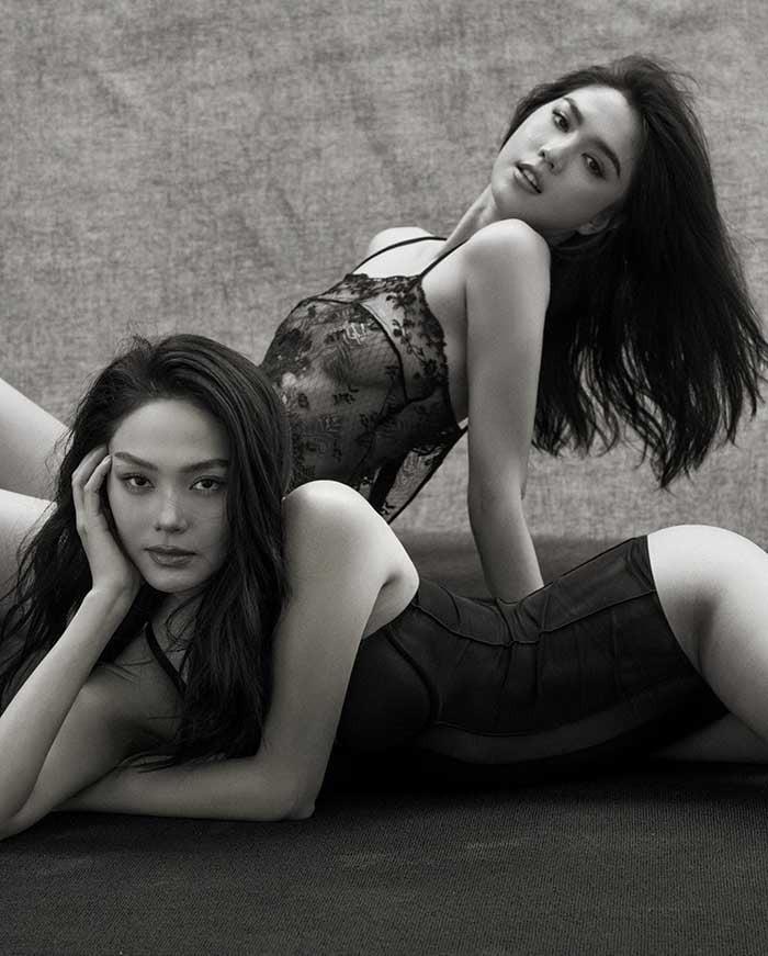 Minh Hằng đọ sắc Ngọc Trinh trong bộ ảnh nội y-1