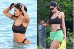 Vóc dáng đồng hồ cát của Kylie Jenner khi diện bikini