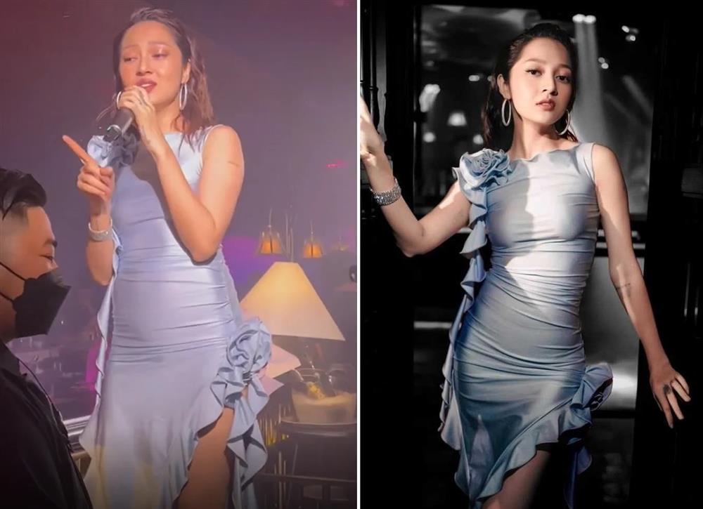 Bảo Anh liên tục lộ bụng to bất thường-1