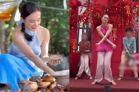 Lan Ngọc, Angela Phương Trinh bị chê cười vì mắc lỗi y hệt khi mặc yếm