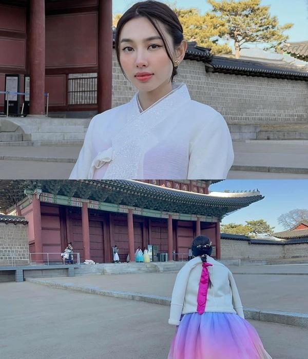 Tiểu Vy, Thùy Tiên, Hương Giang ai mặc Hanbok đẹp hơn?-6
