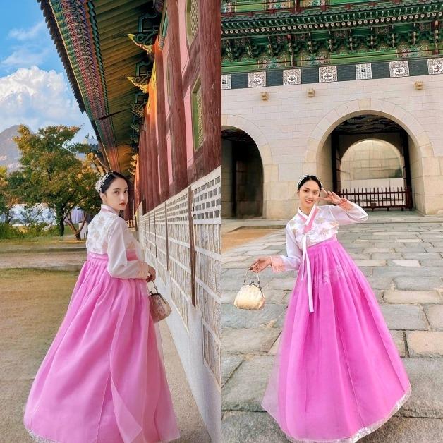 Tiểu Vy, Thùy Tiên, Hương Giang ai mặc Hanbok đẹp hơn?-11