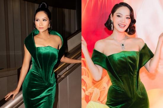 H'Hen Niê gây sốt khi mặc lại đầm của 'Ba Trà' Minh Hằng