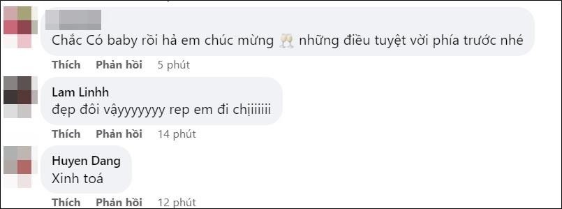 Đỗ Mỹ Linh tình tứ mừng sinh nhật chồng, bụng bầu lấp ló?-2