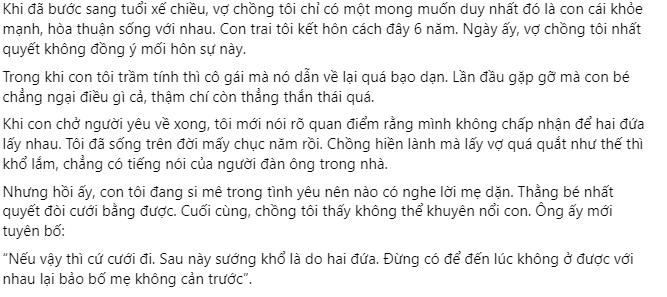 Vợ kiếm tiền tỷ chồng vẫn ngoại tình, mách mẹ chồng cũng vô ích-1