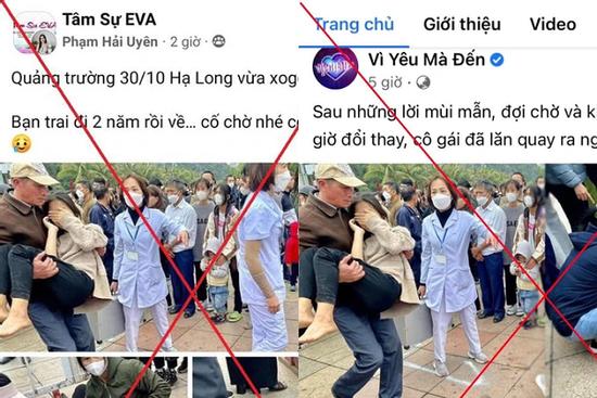 Thực hư thông tin 'cô gái ngất xỉu khi tiễn người yêu nhập ngũ'