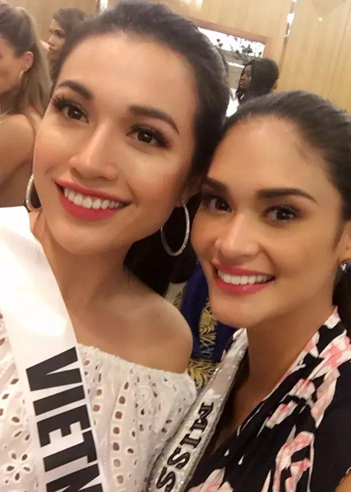 Mỹ nhân Việt ra sao khi đọ sắc đương kim Miss Universe?-5